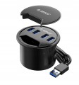 Hub USB Orico DESK-4U-BK-BP biurkowy 4 x USB 3.1 - 1065445