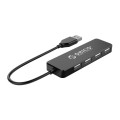 Hub USB Orico FL01-BK-BP 4 porty USB-A, USB 2.0 - 1491946