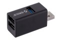 Hub USB Orico MINI-U32L-BK-BP 3 porty USB-A 3.0 + 2.0 aluminium - 1491964