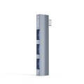 Hub USB-C Orico AH-W13-GY-BP 3*USB-A bez kabla 5 Gbps - 1491929