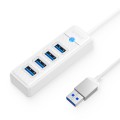 Hub USB-A Orico PW4U-U3-015-WH-EP 4x USB-A 3.1 biały - 1525098