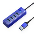 Hub USB-A Orico PW4U-U3-015-BL-EP 4x USB-A 3.1 niebieski - 1525099