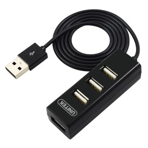 Hub USB Unitek Y-2140 4x USB 2.0 mini czarny