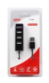 Hub USB Unitek Y-2140 4x USB 2.0 mini czarny - 738287