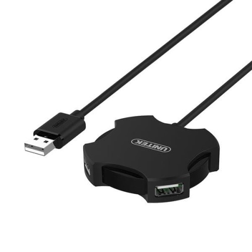 Hub USB Unitek Y-2178 4x USB 2.0 micro - czarny - 968511