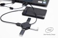 Hub USB Unitek Y-2178 4x USB 2.0 micro - czarny - 1690426
