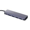 Hub USB-C Unitek H1107A 4x USB 3.1 Gen 1, microUSB aktywny - 782160