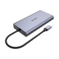 Hub USB-C Unitek D1056A, 2x USB 3.1, HDMI, DP, RJ45, SD - 878054