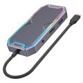 Hub USB-C Unitek D1029A, HDMI 2.0, RJ45, 3,5mm miniJack, PD 100W, 10Gbps - 1065613