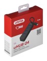 HUB USB-C Unitek H1117B 4xUSB-A 3.1, aktywny, 10W - 1127954