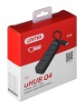HUB USB-C Unitek H1117B 4xUSB-A 3.1, aktywny, 10W - 1157866