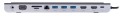 Hub USB-C Unitek D1022B 11 w 1, USB-C, RJ45, MST, 100W PD - 1182551