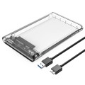 Obudowa na dysk Orico 2139U3-CR-EP HDD/SSD 2,5" USB 3.1, 5 Gbps, clear - 1221048