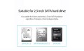 Obudowa na dysk Orico 2139U3-CR-EP HDD/SSD 2,5" USB 3.1, 5 Gbps, clear - 1690729