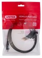 Kabel HDMI Unitek C11063BK-1.5M High Speed 2.0, 4K 60Hz, płaski, 1,5m - 1156863
