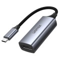 Kabel Adapter Unitek V1409A USB-C - DP 1.2 4K@60Hz, Alu, 0,15m - 1037884