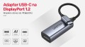 Kabel Adapter Unitek V1409A USB-C - DP 1.2 4K@60Hz, Alu, 0,15m - 1037885