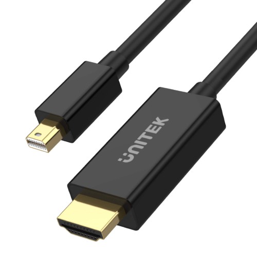 Kabel adapter Unitek V1152A miniDP - HDMI, 4K 30Hz, kabel 2m - 1038096