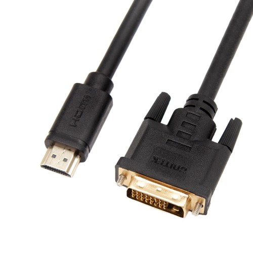 Kabel adapter Unitek C1271BK-2M Dwukierunkowy HDMI - DVI, kabel 2m - 1468392