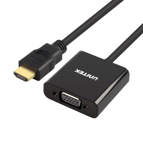 Adapter Unitek Y-6333 HDMI to VGA + audio - 738424