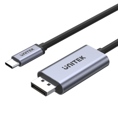 Kabel adapter Unitek V1409A USB-C - DP 1.2 4K@60Hz, 1,8m - 941827