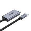 Kabel adapter Unitek V1409A USB-C - DP 1.2 4K@60Hz, 1,8m - 941828