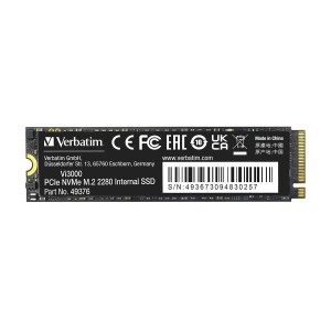 Dysk SSD Verbatim Vi3000 2TB M.2 2280 PCIe Gen3 NVME (3100/2200 MB/s)