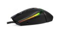 Mysz przewodowa KRUX BOT RGB optyczna Gaming czarna - 1694674