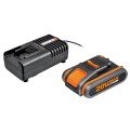 Akumulator 20V 2,0Ah + Ładowarka 2A WX-WA3601 WORX - 810087