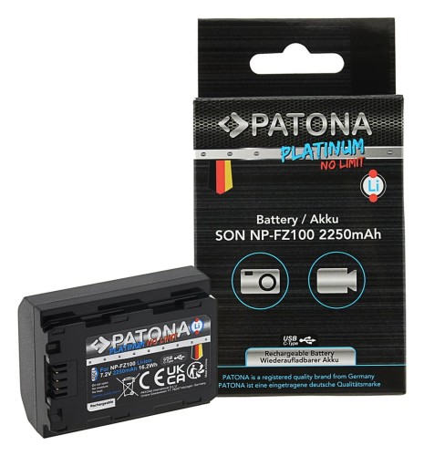 Akumulator Patona Platinum  NP-FZ100 z USB-C do Sony - 1338385