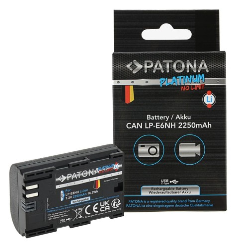 Akumulator Patona Platinum LP-E6NH z USB-C do Canona - 1338391