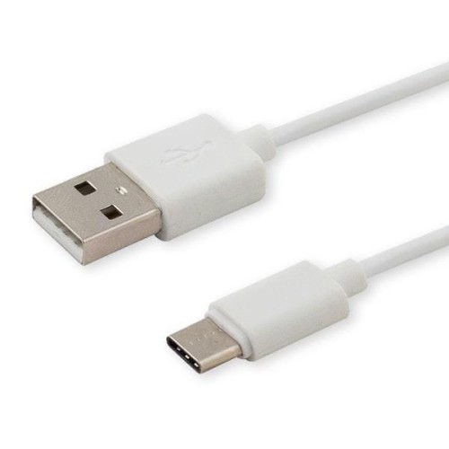 Kabel USB 2.0 Savio CL-125 USB A (M) - USB typ C (M) 2,1A, 1m, biały - 1697217