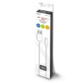 Kabel USB 2.0 Savio CL-125 USB A (M) - USB typ C (M) 2,1A, 1m, biały - 739319