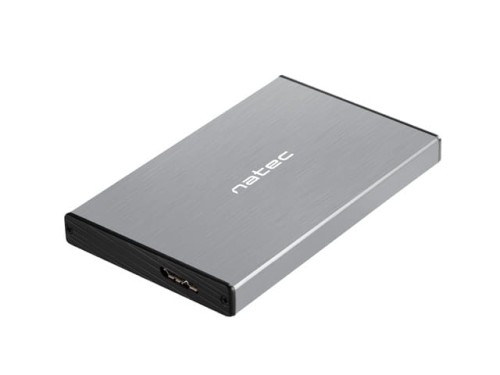 Obudowa na dysk HDD/SSD Natec RHINO Go USB 3.0 2.5" SATA szara - 1697342