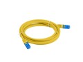 Patchcord Lanberg S/FTP kat.6A 0,5m LSZH CCA fluke passed żółty - 1697481