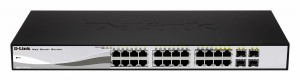 Switch zarządzalny D-Link DGS-1210-24P 24x1000 Mbps Gigabit PoE 4x SFP Combo 1G