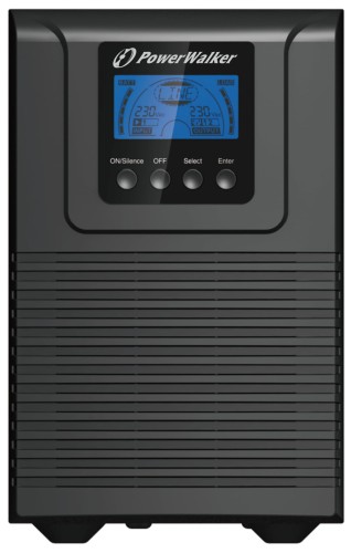 Zasilacz awaryjny UPS Power Walker On-Line 1000VA TG 4x IEC OUT, USB/RS-232, LCD, Tower, Epo - 1136032