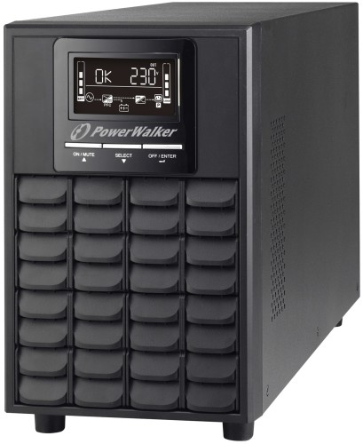Zasilacz awaryjny UPS Power Walker On-Line 1/1 Fazy 1000VA, CG PF1 USB/RS232, 4x IEC C13, EPO - 1136235