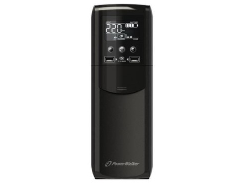 Zasilacz awaryjny UPS Power Walker Line-Interactive CSW 1500VA 8x IEC Out, RJ11/RJ45 In/Out, USB, 2x USB ładowarka - 1402431