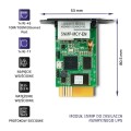 Moduł SNMP Qoltec do zasilacza awaryjnego UPS RJ-45, RJ-11 - 1680995