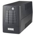 DIGITUS UPS 600VA  CZARNY DWA GNIAZDA SCHUKO - 399460
