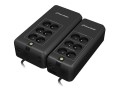 Zasilacz awaryjny UPS Power Walker Off-Line 800VA 4X PL + 2XPL OUT (LISTWA ZAS) - 1402246