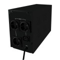 UPS  QOLTEC 1000VA 600W / 1xIEC / 3xSchuco / LCD - 580956