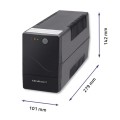 Zasilacz UPS Qoltec Monolith 53970 (TWR; 650VA) - 1136107