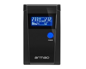Zasilacz awaryjny UPS Armac Office 650VA LCD Line-Interactive 2x230V PL metalowa obudowa