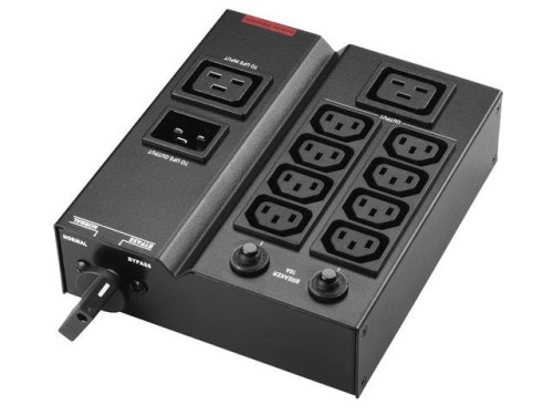 Moduł MBS (Maintenance Bypass Switch) 19" dla UPS Power Walker do 1-3 kVA 8x IEC C13, 1x IEC C19 - 1402224
