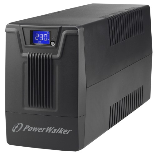 Zasilacz awaryjny UPS Power Walker Line-Interactive 800VA SCL 2x Schuko 230V RJ11/45 In/Out USB LCD - 1136370