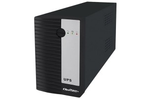 UPS  QOLTEC 600VA 360W / 1xIEC / 1xSchuko (12V/7Ah)