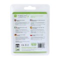 Kabel adapter / karta sieciowa Techly USB-A / RJ45 10/100Mbps - 1729497
