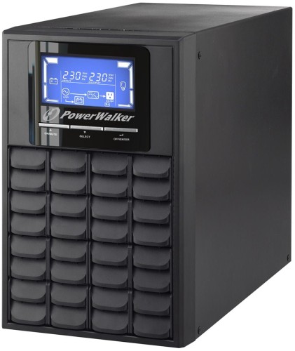 Zasilacz awaryjny UPS Power Walker On-Line 1000VA 3X IEC OUT, USB/RS-232, LCD - 1732839